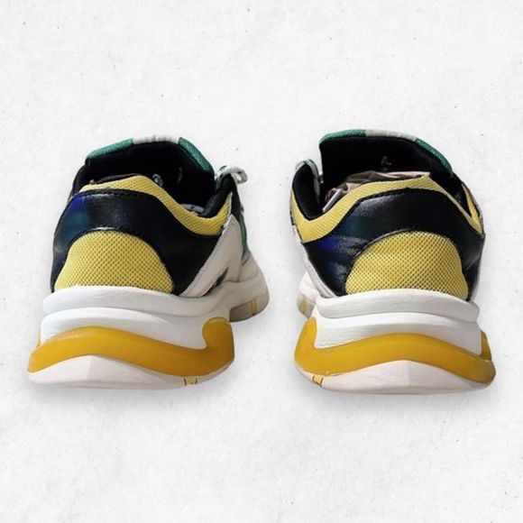 SNKR Project Park Avenve Men's Casual Sneakers Green Yellow‎ Size 12 SNKR1807 - Picture 3 of 11